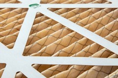 16x20x2 MERV 11 Pleated Air Filters by Glasfloss. Case of 12. Made in USA.