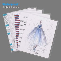 Quality 25 Clear Document Sleeves – Letter Size, Easy Thumb Opening