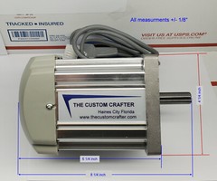 1500W Servo Motor 2 HP 1,500 Watt Variable Speed Reverse on the fly Controller