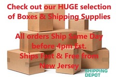 100 Pack Packing Shipping Box 8x6x6 Corrugated Kraft Cardboard Carton Mailers