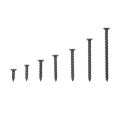 Round Head Truss Head Flat Head Screws Assortment – 485 Pcs #6 #8 #10