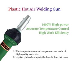 110V Hot Air Gun Welding Torch 1600W Heat Gun Plastic Welder Roofing Welder K…