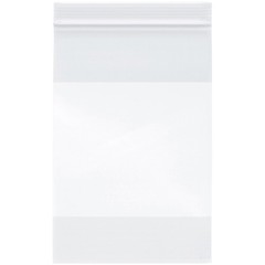 Plymor 6″ x 9″, 2 Mil with White-Block Zipper Reclosable Plastic Bags