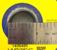 6″ X 3/4″ X 1″ 100 GRIT GREEN SILICON CARBIDE TYPE 1 GRINDING WHEEL GC 100I MEDA