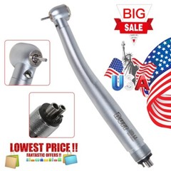 Burr E-generator Dental LED Fiber Optic High Speed Handpiece 4 hole UDM4