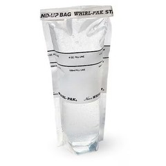 Whirl-Pak B01364 Sampling Bag, Self-Standing, 4 Oz., Pk500