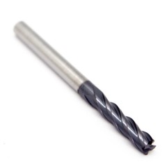 Iscar 5620323 Carbide Corner Chamfer End Mill 1/8″ 4FL AlTiN 0.004″ Chamfer