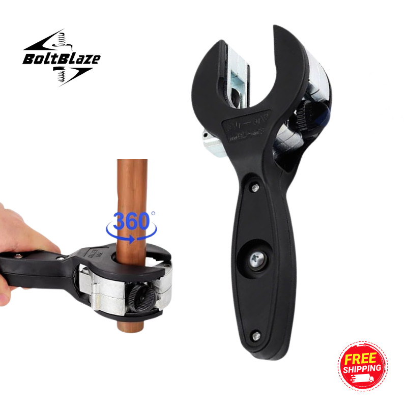 Portable Ratcheting Tube Cutter, Cuts Copper, PVC, Soft Metal Pipes