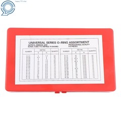 419 Pack Universal O Ring Assortment Set Metric Oil Proof Kit 32 Size O-Ring