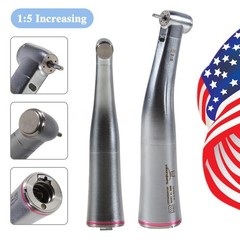 Dental 1:5 LED Contra Angle Increasing Handpiece Fit KaV NSK Electric Motor USA