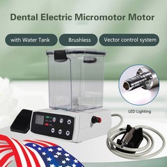Dental Electric LED Brushless Micro Motor/1:1/1:5 Increasing Handpiece USA
