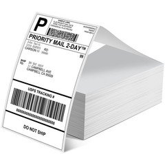 500PCS 4×6 Thermal Shipping Labels Foldable Any Prints Thermal LabelmPaper