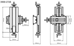 6 X 18-1/2″ COMPOUND SLIDE TABLE (3900-2728)