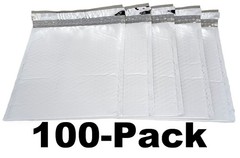 100-Pack WHITE 8.5 x 11″ Padded POLY BUBBLE MAILER #2 shipping mailing envelope