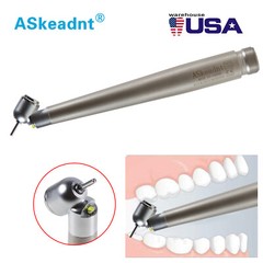 45 Degree Dental LED E-generator 45° Angle High Speed Handpiece 2 Hole ASkeadnt