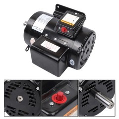 Compressor Motor 5HP Single Phase ODP 184T Frame 208-230V 60Hz Industrial