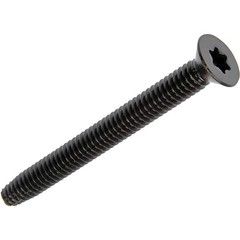 100 Pack – 1/4-20 x 2-1/2” Flat Head Trailer Deck Screws – Type F, T30 Star, Bla
