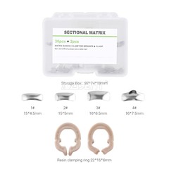 Dental Sectional Contoured Metal Band Metal Matrices Matrix Ring Resin Refill F1