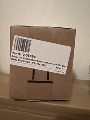 Scotch-Weld Two-Part Epoxy Adhesive, DP100, 1.7 oz, Dou-Pak, Clear, 12-Pack