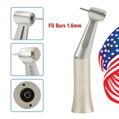 1-10PCS Dental Low Speed Handpiece Push Contra Angle fit FG Burs 1.6mm E-type dk