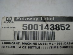 ALCOA 500143852 LUBRICANT NSMP