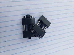 Set of 2 Vise jaw work stop locator for milling vises. Made in USA 3/8″ To 1″