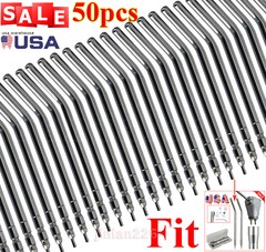50 Pcs Dental Air Water Spray Triple Syringe Autoclavable Nozzles/Tips/Tubes OR