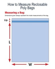 4″ x 8″ Heavy Duty 6 MIL Resealable Zip Top Lock 4×8″ 6 ML Clear Plastic Bags