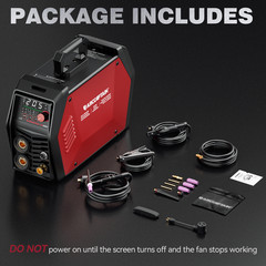 ARCCAPTAIN TIG205P Pro Welder 5-in-1 DC TIG/Stick Machine APP Control 120V/240V