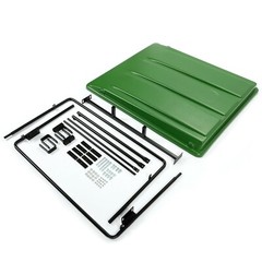 Green Top Canopy with Bracket For John Deere Compact Utility Tractors ROPS