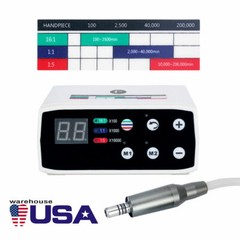 Dental Brushless LED Electric Micro Motor /1:5 1:1 Handpiece LED Fiber Optic