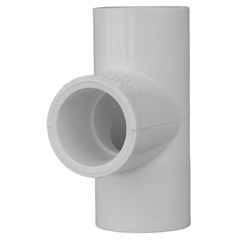 Charlotte Pipe 1/2-in Schedule 40 PVC Tee for Pressure Applications – White