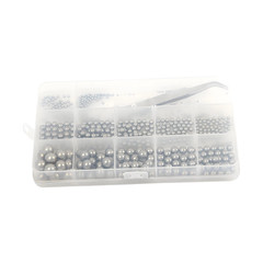 600 Pcs Metric Precision Steel Bearing Balls Assorted Stainless Steel loose Bicy