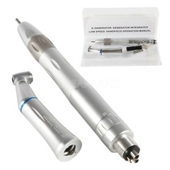 Inner Water Spray Dental Low Speed Handpiece Contra Angle Straight 4H Motor OR