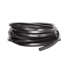Black Fluororubber Square Seal Strip Fluorine Rubber Seal Square Bars Oil Proof