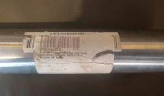 Grade 23 Titanium Round Rod, Unpolished (Mill)Finish, ASTM F136,2″ Dia x 24″ L