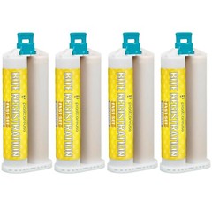 4 X 50ML VPS Bite Registration Material Unflavor FAST Set Cartridges Dental PVS