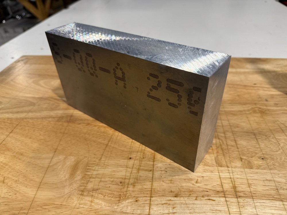 7075 T6 Aluminum Billet Stock 9.5 x 5 x 2 Block