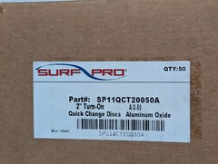 Surf Pro SP11QCT20050A Quick Change Discs, 2″ Turn-On, Aluminum Oxide, 50 Ct Box