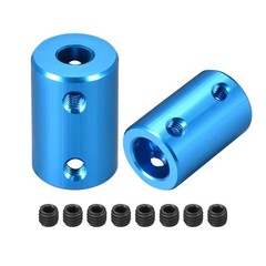 uxcell 1/4 inch to 10mm Bore Rigid Coupling Set Screw L25XD16 Aluminum AlloyS…