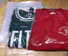 Poly Clear Plastic Bags T Shirt 12 x15 & 9×12 Back Flap Packaging 1 mil Qty 200