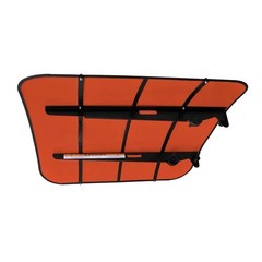 Red Rooster® Tractor & Mower Sun Shade Canopy – ROPS MT – 44″x44″ – Orange