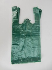 BAGS T-SHIRT Dark Green 1500 Count – 8 x 4 x 16 Carry Out Bags