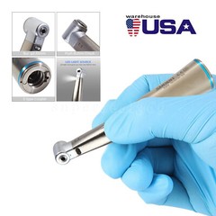 Dental 1:1 LED Fiber Optic Contra Angle Low Speed Handpiece Inner fit NSK E-type
