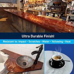 TotalBoat Table Top Epoxy Resin Kit – 2 Quart Crystal Clear Epoxy with High