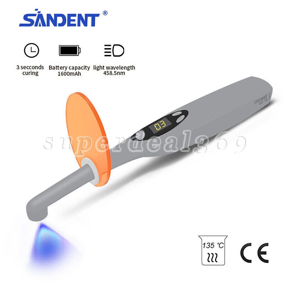 Wireless Cordless LED Dental Curing Light Lamp Teeth Whiten woodpecker style TP