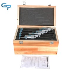 6 PCS Set 0-6″ Precision Outside Micrometer Set 0.0001″ Carbide Standards