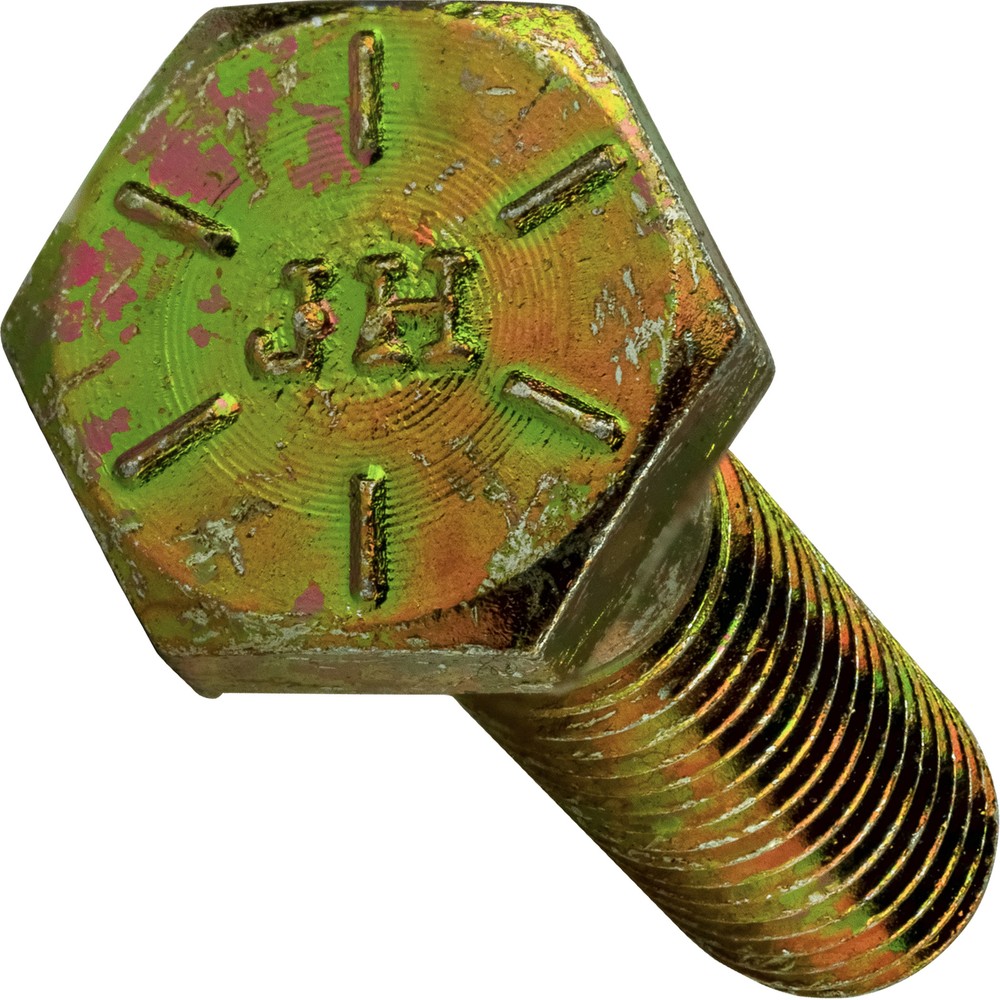 1″-8 Hex Bolts Cap Screws Grade 8 ZInc Yellow 1-1/2In, 3In, 4In, Up to 11In