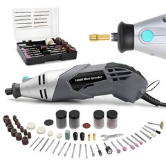 160W Rotary Tool Kit with 195pcs Accessories, Variable Speed, Corded Electric…