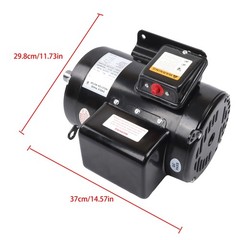 Compressor Motor 5HP Single Phase ODP 184T Frame 208-230V 60Hz Industrial